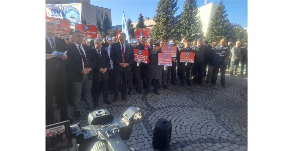 DİYANET ÇALIŞANLARIMIZIN GERÇEK SESİ, GÜÇLÜ SESİ OLMAYA DEVAM EDECEĞİZ.